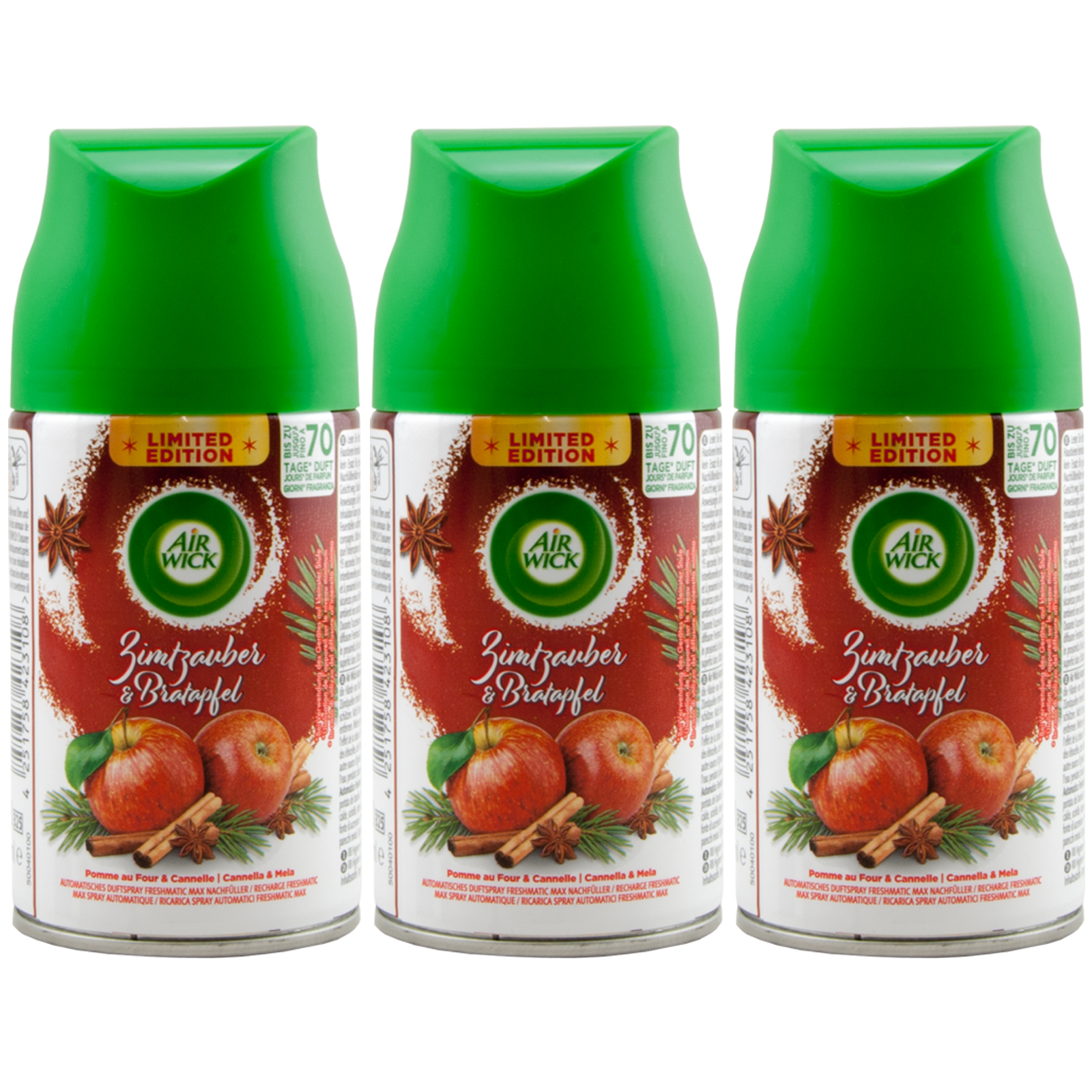 Ar Wck Duftkerze 3 X Ar Wck Duft Stmmungskerze Je 185g Vanillebluete Feine Mandel