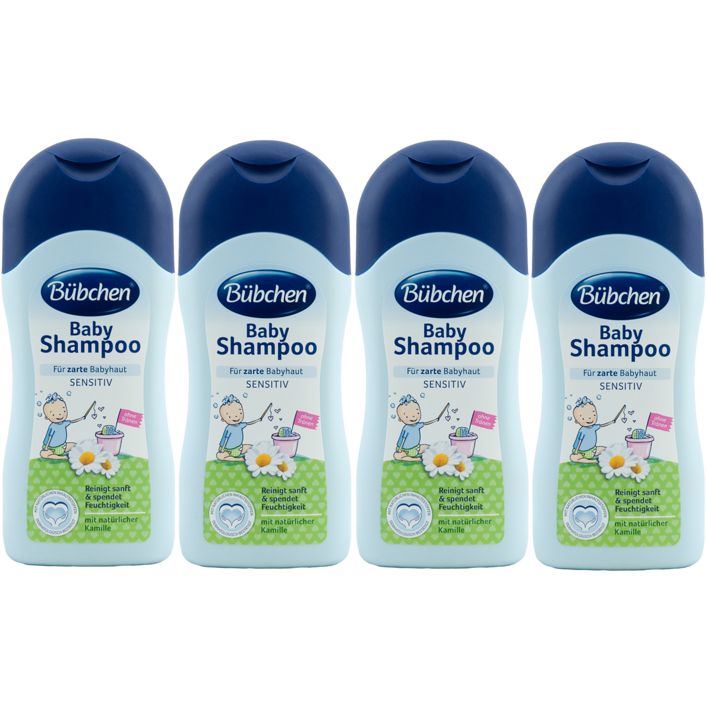 Bubchen Baby Shampoo Sensitiv 4 X 0 Ml Mit Naturlicher Kamille Ebay