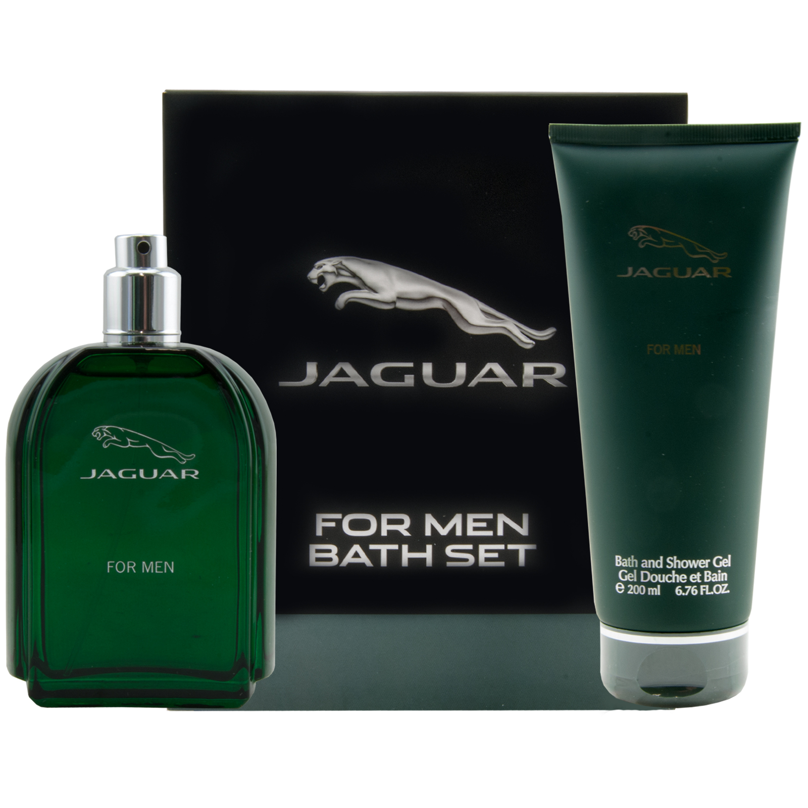 Jaguar Geschenkset For Men Bath Set 1 x 100ml EdT Spray + 1 x 200ml Duschgel Man