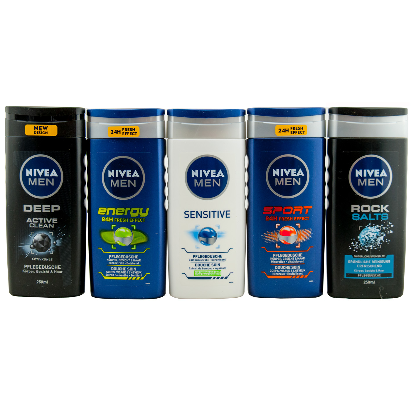 Nivea Men Duschgel Shower Gel 3 X 250 Ml Mixen Sie Selbst Ebay