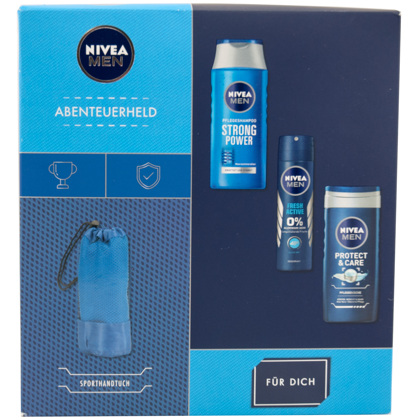 Nivea Men Geschenkset Abenteuerheld Shampoo Handtuch Deo Duschgel Ebay