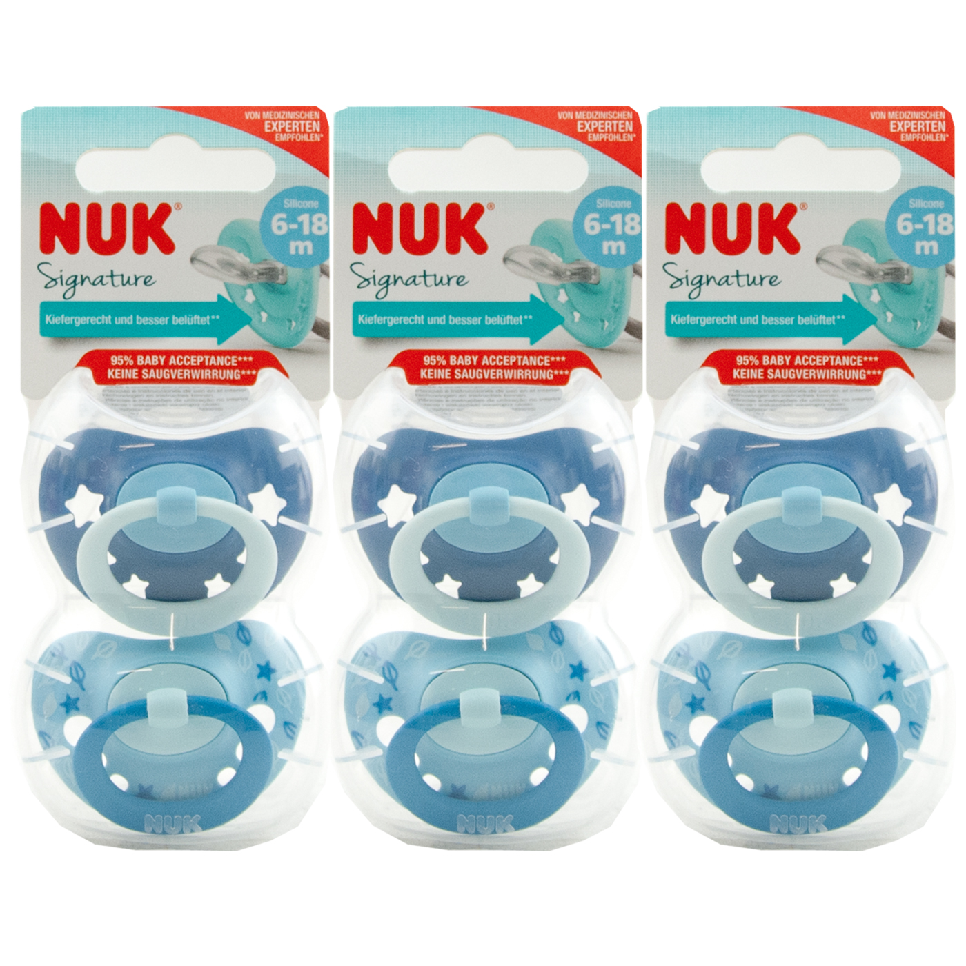 Nuk For Nature Tétine en silicone S 2 unités